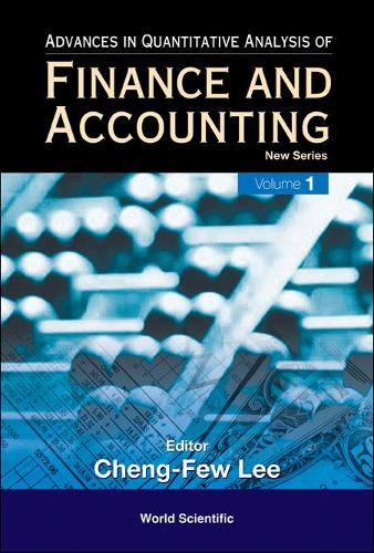 Паперова книга «Advances In Quantitative Analysis Of Finance And Accounting - New Series», автор Ченг Фью Лі - фото №1
