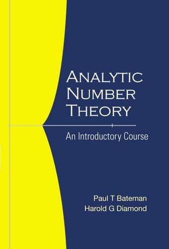 Паперова книга «Analytic Number Theory: An Introductory Course», авторів Гарольд Г. Даймонд, Поль Трев'є Бейтман - фото №1