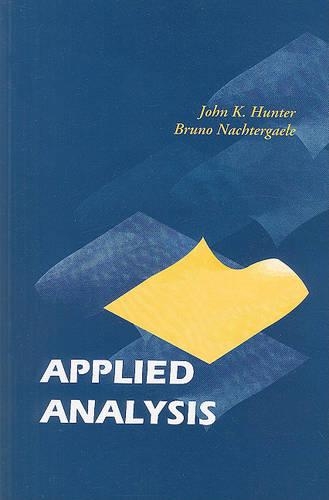 [object Object] «Applied Analysis», авторів Бруно Нахтергаеле, Джон К. Хантер - фото №1