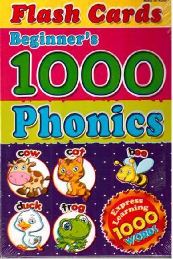 Паперова книга «Flash Cards Beginner's 1000 Phonics » - фото №1