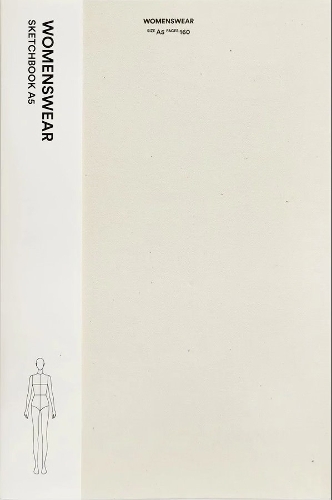 Паперова книга «Fashionary Womenswear Sketchbook A5» - фото №1