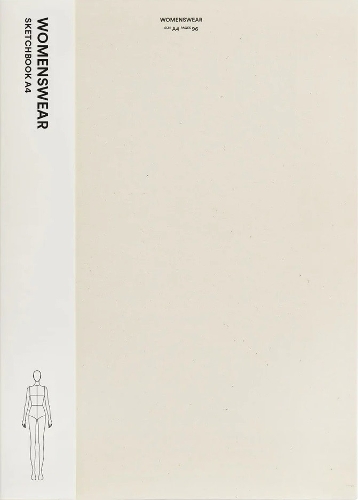 Паперова книга «Fashionary Womenswear Sketchbook A4» - фото №1