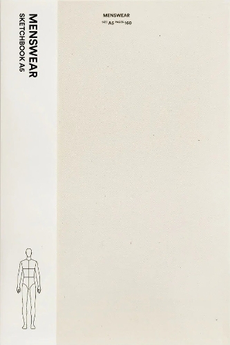 Бумажная книга «Fashionary Menswear Sketchbook A5» - фото №1