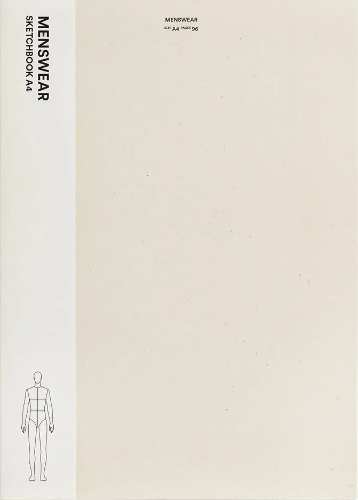 Бумажная книга «Fashionary Menswear Sketchbook A4» - фото №1