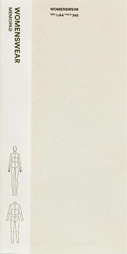 Бумажная книга «Fashionary Womenswear Memopad» - фото №1