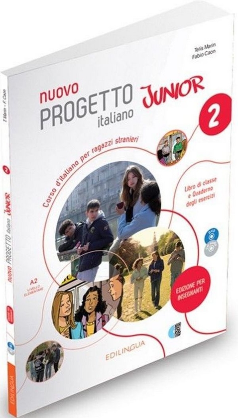 Бумажная книга «Progetto Italiano Junior Nuovo 2 Libro & Quaderno dell’insegnante », автор Телис Марин - фото №1