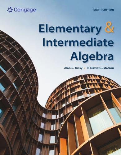 Паперова книга «Elementary and Intermediate Algebra», автор Алан Тассі - фото №1
