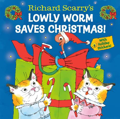 Бумажная книга «Richard Scarry's Lowly Worm Saves Christmas!», автор Ричард Скарри - фото №1