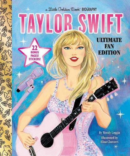 Бумажная книга «Taylor Swift Ultimate Fan Edition Little Golden Book Biography: 22 Bonus Pages! Stickers!», авторов Элиза Чаварри, Венди Лоджиа - фото №1