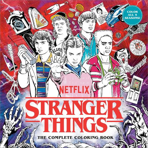 Паперова книга «Stranger Things: The Complete Coloring Book (Color All Five Seasons!)», автор Netflix - фото №1