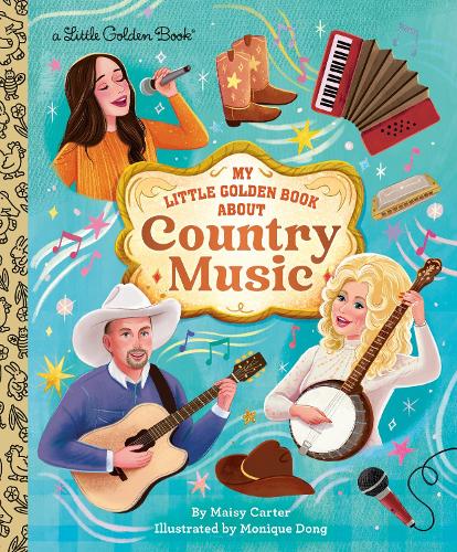 Бумажная книга «My Little Golden Book About Country Music», автор Моник Донг - фото №1