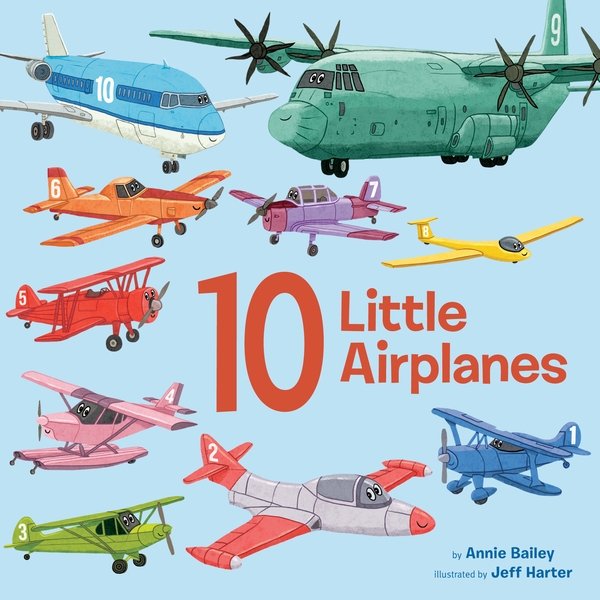 Бумажная книга «10 Little Airplanes», авторов Анни Бейли, Джефф Хартер - фото №1