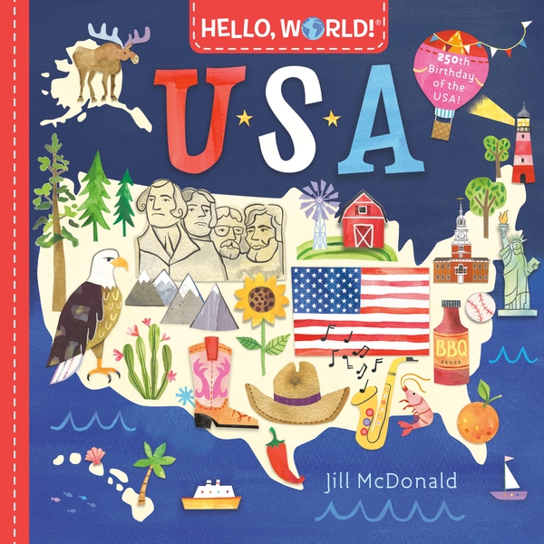 Паперова книга «Hello, World! USA», автор Джилл Макдональд - фото №1