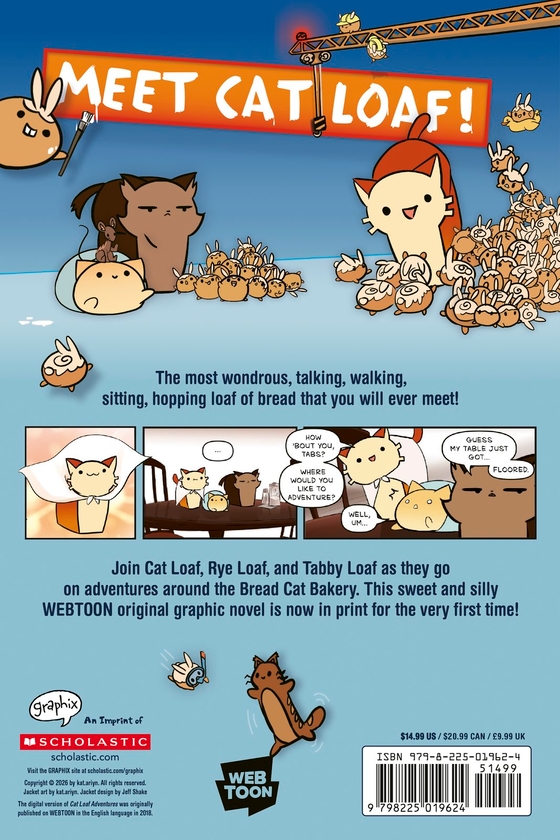Бумажная книга «Cat Loaf Adventure Volume 1», автор Кэт Эрийн - фото №1