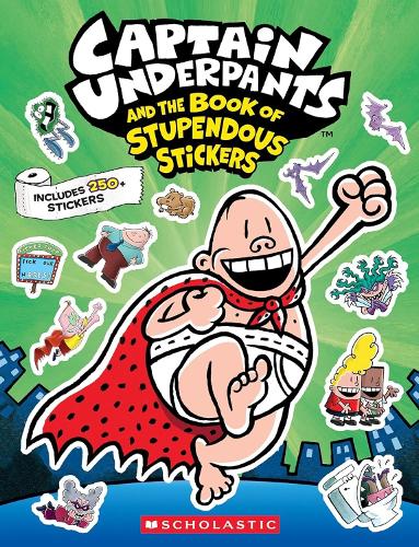 Паперова книга «Captain Underpants: Sticker Book», автор Схоластик Інк - фото №1