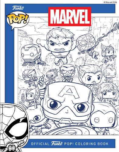 Бумажная книга «Marvel: The Official Avengers Funko POP! Coloring Book» - фото №1