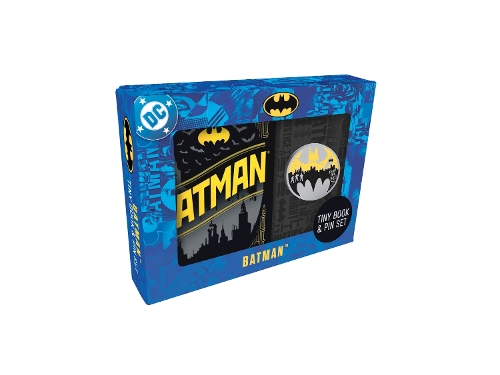 Паперова книга «DC Comics: Batman Tiny Book and Pin Set», автор Insight Editions - фото №1