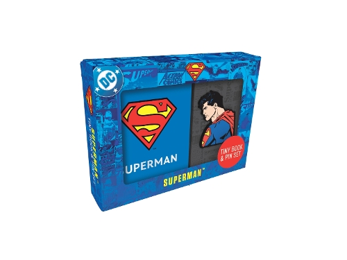 Бумажная книга «DC Comics: Superman Tiny Book and Pin Set», автор Insight Editions - фото №1