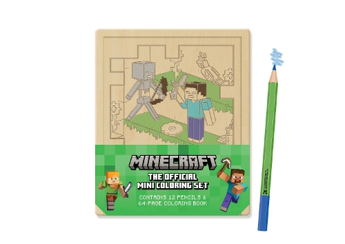 Паперова книга «Minecraft: The Official Mini Coloring Set: Contains 64pp coloring book and 12 premium colored pencils», автор Insight Editions - фото №1