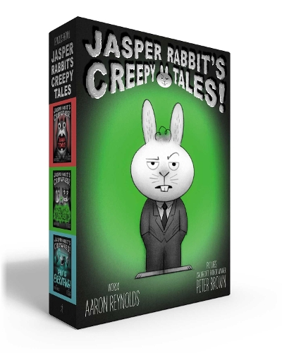 Паперова книга «Jasper Rabbit's Creepy Tales! (Chapter Book Boxed Set): Troubling Tonsils!; Unsettling Salad!; Yarn Is Everything!», автор Аарон Рейнольдс - фото №1