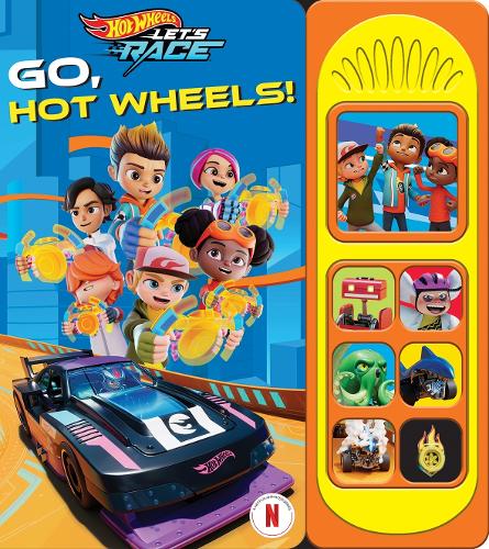 Бумажная книга «Hot Wheels Let's Race: Go, Hot Wheels! Sound Book», автор PI Kids - фото №1