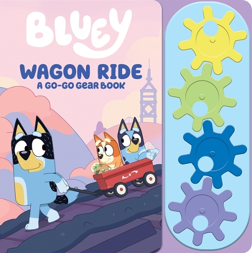 Бумажная книга «Bluey: Wagon Ride A Go-Go Gear Sound Book», автор PI Kids - фото №1