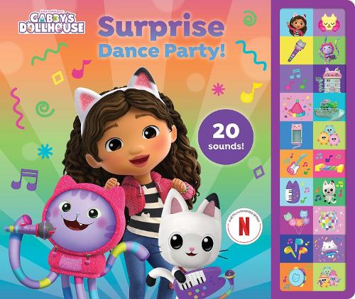 Паперова книга «Gabby’s Dollhouse: Surprise Dance Party! Sound Book», автор PI Kids - фото №1
