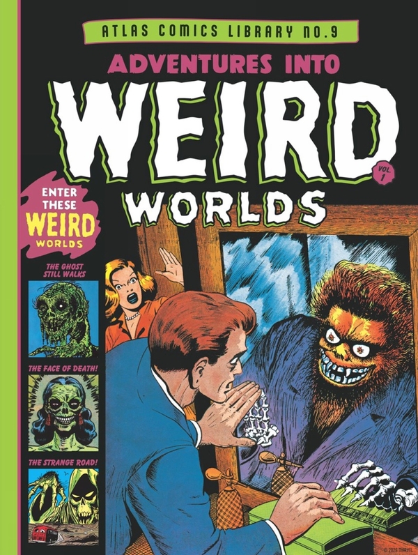 Бумажная книга «The Atlas Comics Library No. 9: Adventures Into Weird Worlds Vol. 1», авторов Билл Эверетт, Джо Манили, Расс Хит - фото №1
