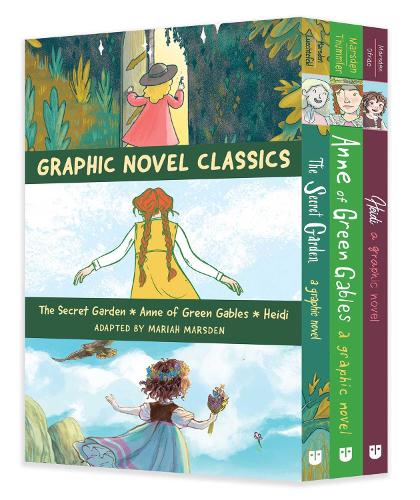 Бумажная книга «Graphic Novel Classics: The Secret Garden, Anne of Green Gables, and Heidi», автор Мэрайя Марсден - фото №1