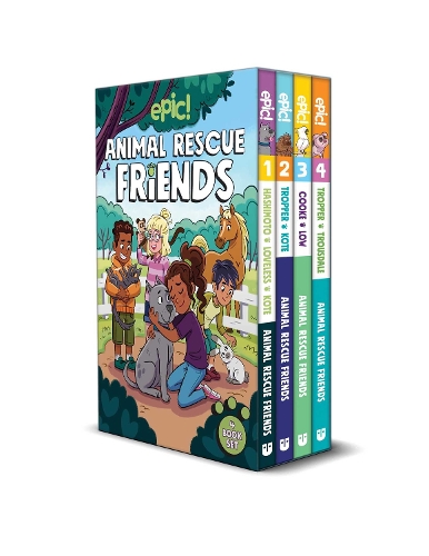 Бумажная книга «Animal Rescue Friends Box Set», авторов Джина Лавлесс, Яна Троппер, Мейка Хасимото - фото №1