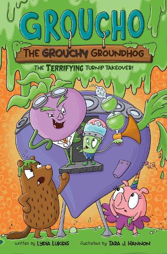 Паперова книга «Groucho the Grouchy Groundhog (Volume 2): The Terrifying Turnip Takeover!», автор Лідія Лукідіс - фото №1