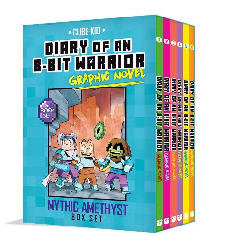 Бумажная книга «Diary of an 8-Bit Warrior Graphic Novel Mythic Amethyst Box Set», автор Пират Сурсил - фото №1