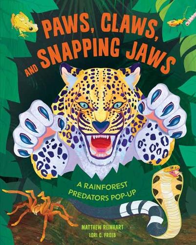 Паперова книга «Paws, Claws, and Snapping Jaws Pop-Up Book (Reinhart Pop-Up Studio): Rainforest Predators Pop-Up, A», автор Insight Editions - фото №1