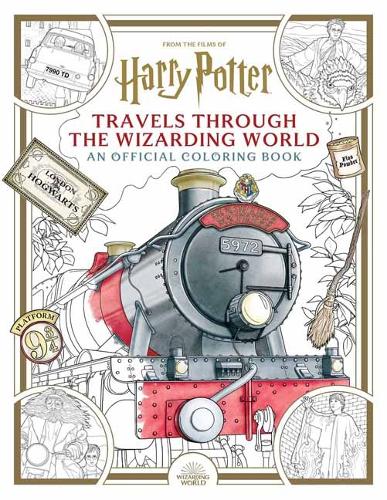 Бумажная книга «Harry Potter: Travels Through the Wizarding World: An Official Coloring Book », автор Insight Editions - фото №1