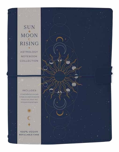 [object Object] «Sun Moon Rising Astrology Notebook Set: (Refillable Notebook)», автор Insights - фото №1