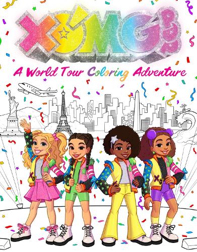 Бумажная книга «XOMG POP!: A World Tour Coloring Adventure», автор Крис Руз - фото №1