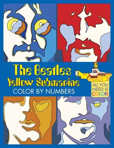Бумажная книга «The Beatles Yellow Submarine Color By Numbers», автор Insight Editions - фото №1