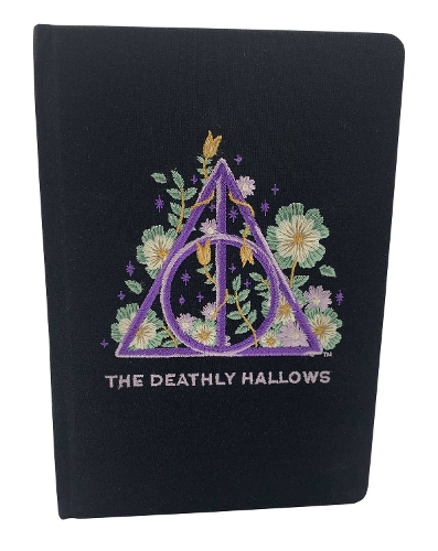 Паперова книга «Harry Potter: Deathly Hallows Embroidered Journal », автор Insight Editions - фото №1