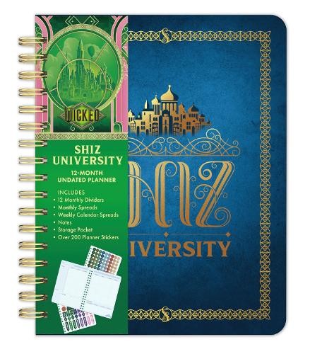 Бумажная книга «Wicked: Shiz University 12-Month Undated Planner», автор Insight Editions - фото №1