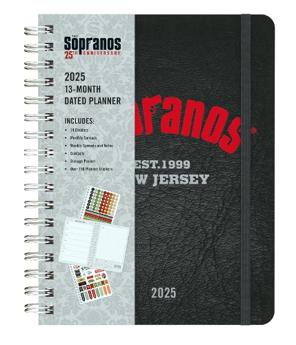 [object Object] «2025 The Sopranos 13-Month Weekly Planner», автор Insights - фото №1