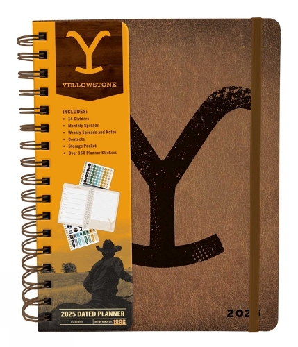 [object Object] «2025 Yellowstone: The Dutton Ranch 13-Month Weekly Planner», автор Insights - фото №1