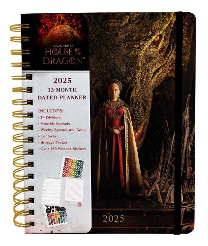 Бумажная книга «2025 House of the Dragon 13-Month Weekly Planner», автор Insights - фото №1