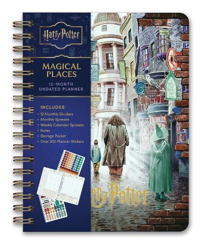 Бумажная книга «Harry Potter: Magical Places 12-Month Undated Planner», автор Insight Editions - фото №1