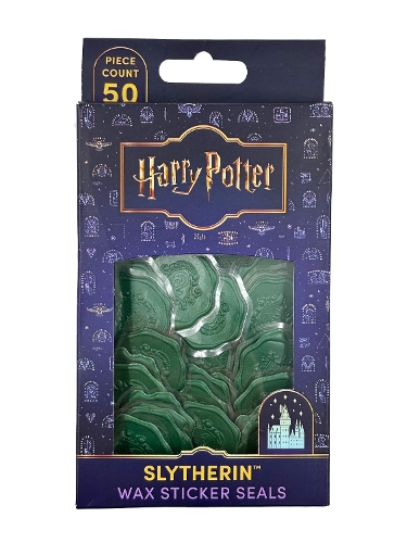 Бумажная книга «Harry Potter: Slytherin Wax Sticker Seals (Set of 50)», автор Insight Editions - фото №1