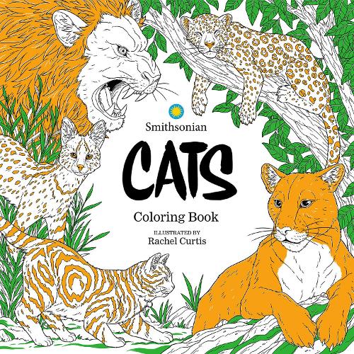 Бумажная книга «Cats: A Smithsonian Coloring Book», авторов Рэйчел Кертис, Смитсоновский институт - фото №1