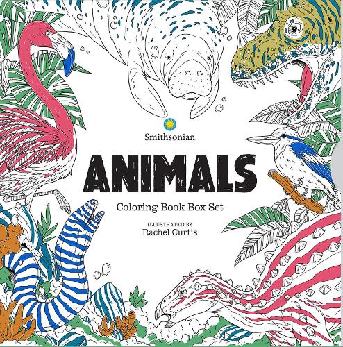 Бумажная книга «Animals: A Smithsonian Coloring Book Box Set», автор Рэйчел Кертис - фото №1