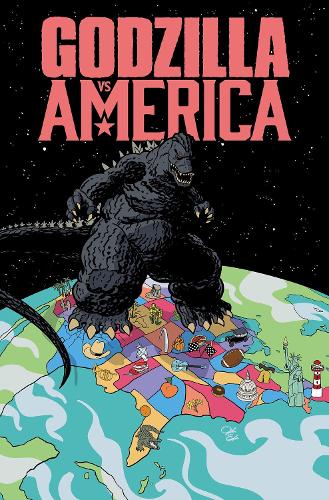 Паперова книга «Godzilla Vs. America», авторів Керолайн Кеш, Тім Сілі - фото №1
