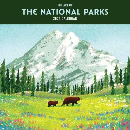 Бумажная книга «The Art of the National Parks 2024 Calendar», автор Fifty-Nine Parks - фото №1