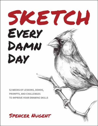 Бумажная книга «Sketch Every Damn Day: 52 Weeks of Lessons, Demos, Prompts, and Challenges to Improve Your Drawing Skills» - фото №1