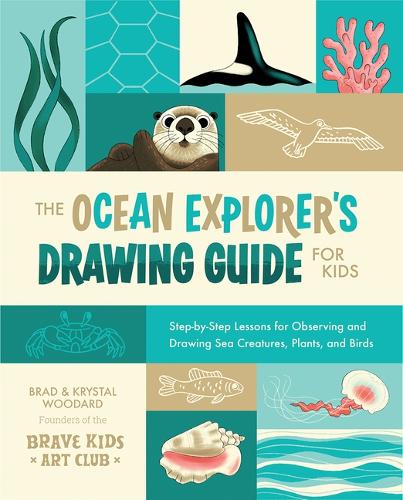 Бумажная книга «The Ocean Explorer's Drawing Guide for Kids: Step-by-Step Lessons for Observing and Drawing Sea Creatures, Plants, and Birds», авторов Брэд Вудард, Кристал Вудард - фото №1